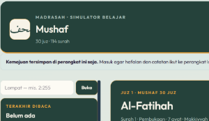 Mushaf class — 30 juz, 114 surahs