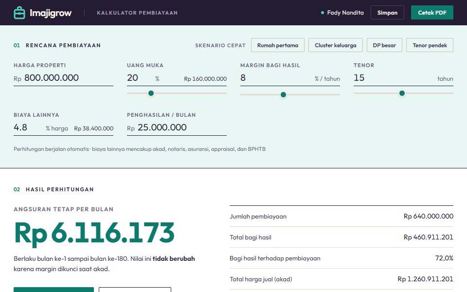 Islamic Home Financing Simulator